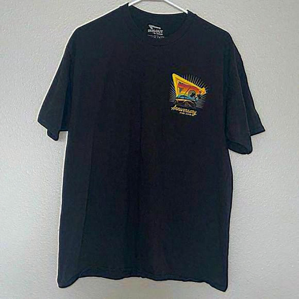 IN-N-OUT‎ T-shirt anniversary 1948-2018 Black